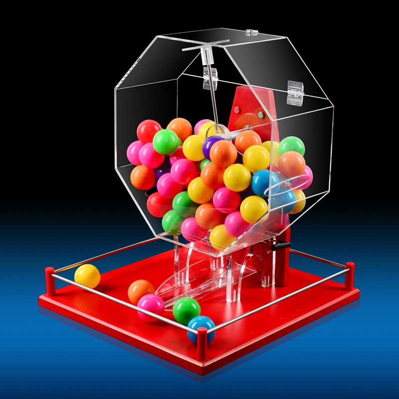 Manual lottery number machine KTV bar lottery turntable Acrylic touch prize box lottery shop fish pond number selection promotion