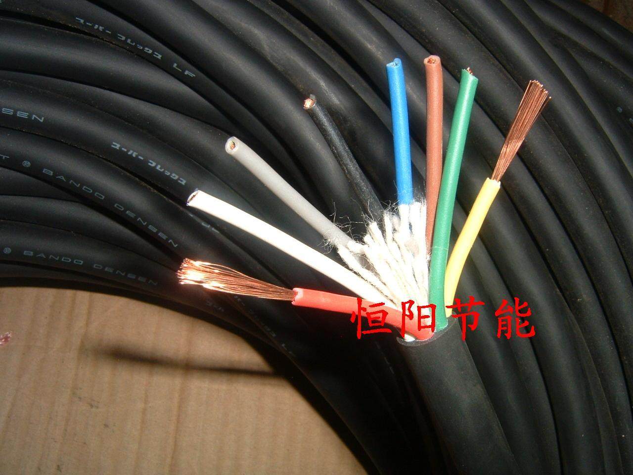 11 Japan imports Sakong 8 core 1 25 square cable equipment Motor control wire power cord softness-Taobao