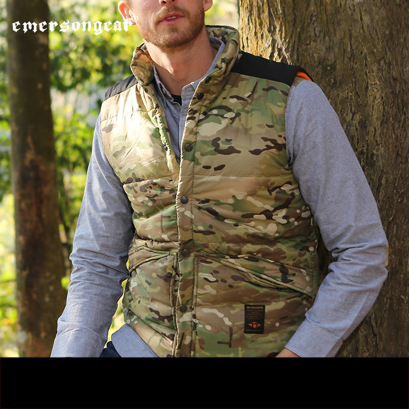 Emerson Trend S New Fall Winter Neutral Wear-Resistant Cold Protection Warm Sleeveless Vest Army Fan Jacket Vest