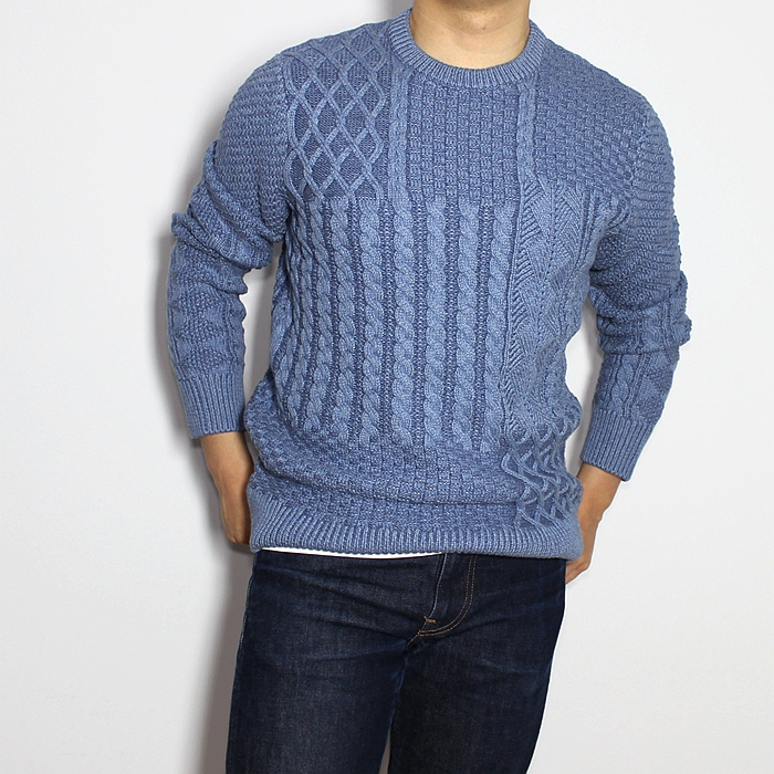 Jcrew Vintage Patchwork Pure Cotton Chunky Cable Knit Pullover Sweater Jc Us Official Website Authentic Product