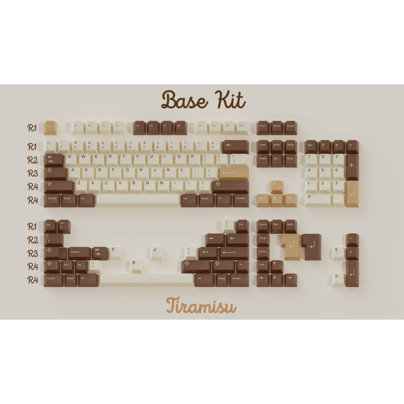 Gmk Cyl Tiramisu Two-Color Abs Keycaps Gmk Cyl Tiramisu Two-Color Abs Keycaps