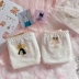 2 gói dễ thương cô gái mềm mại Nhật Bản cotton art nhỏ cô gái hoạt hình tươi mát in hình tam giác bạn gái quần lót cạp thấp - Tam giác