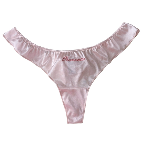 Милые сексуальные розовые штаны, нижнее белье, стиль Лолита, с вышивкой