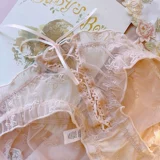 Японская милая сексуальная прозрачная кружевная розовая лента, треугольные трусы, шорты