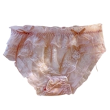 Японская милая сексуальная прозрачная кружевная розовая лента, треугольные трусы, шорты