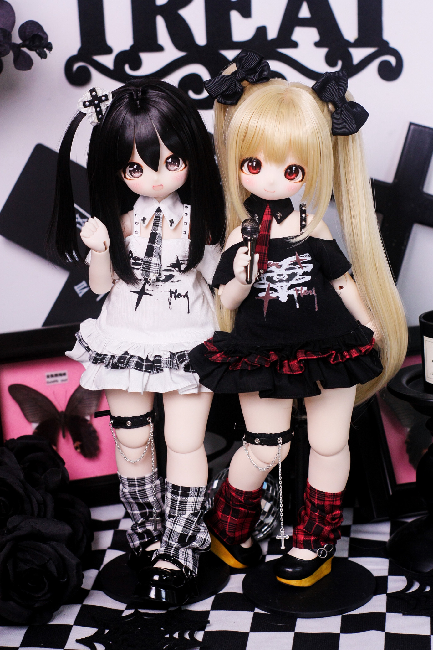 Одежда для кукол BJD （菜包猪肉铺）bjd4分熊妹大力力mddmsd莉莉姆娃衣套装亚比小偶像