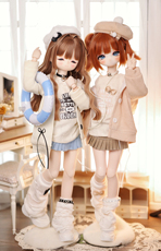 Одежда для кукол BJD （菜包猪肉铺）bjd4分熊妹兔豆豆莉莉丝大力力娃衣 豆乳派