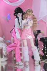 Одежда для кукол BJD （菜包猪肉铺）bjd4分熊妹熊蛋兔豆豆mddmsd娃衣 日常休闲款