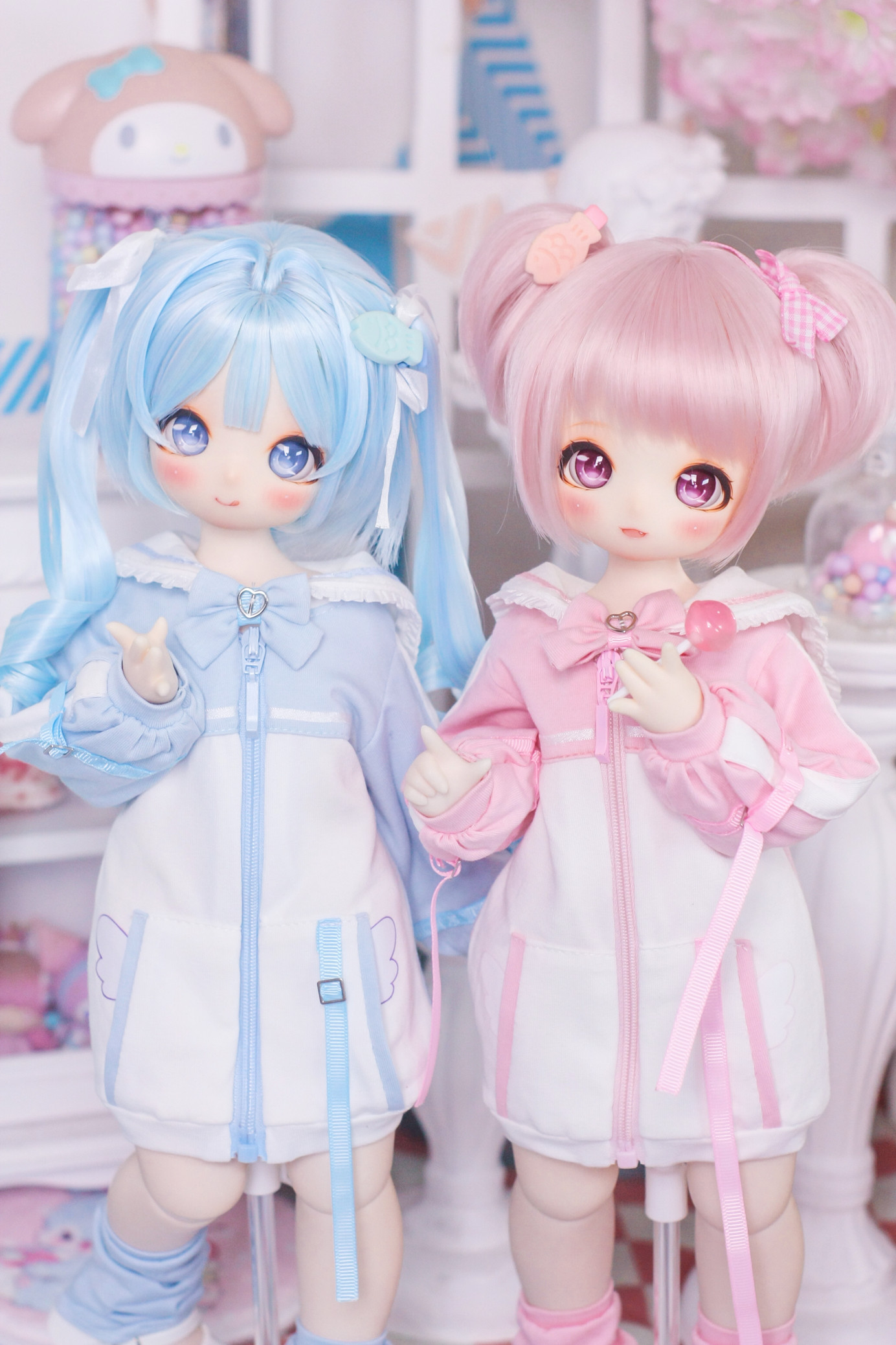 沉溺天使來襲！BJD4分6分熊妹大力力MDD莉莉姆娃衣套裝，夢幻之選✨💖
