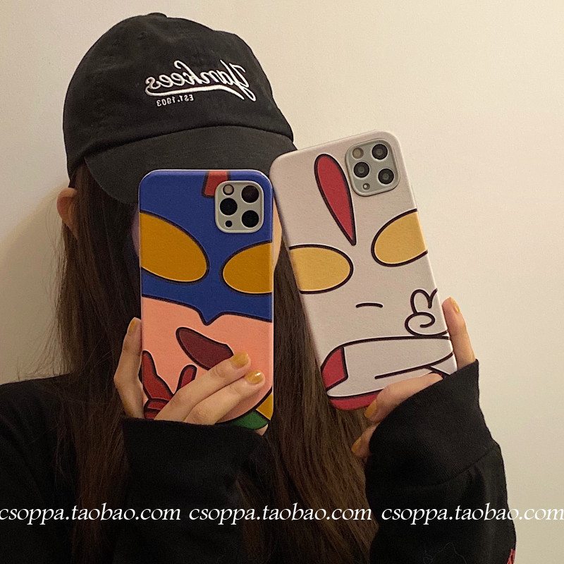 Cute Superman applies iPhone13 12promax Apple 7 8plus phone to protect shell x xs cortex 11 couples