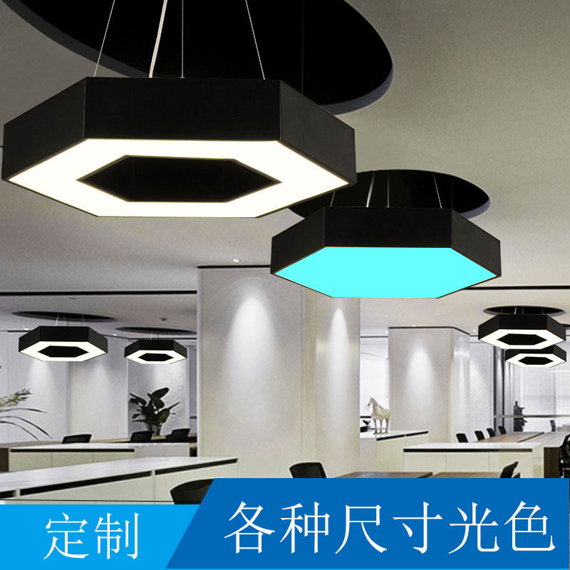 Led chandelights Office Alien Creative minimalist Six-party Dance Room Splicing Styling shop Commercial Polygym Fitness