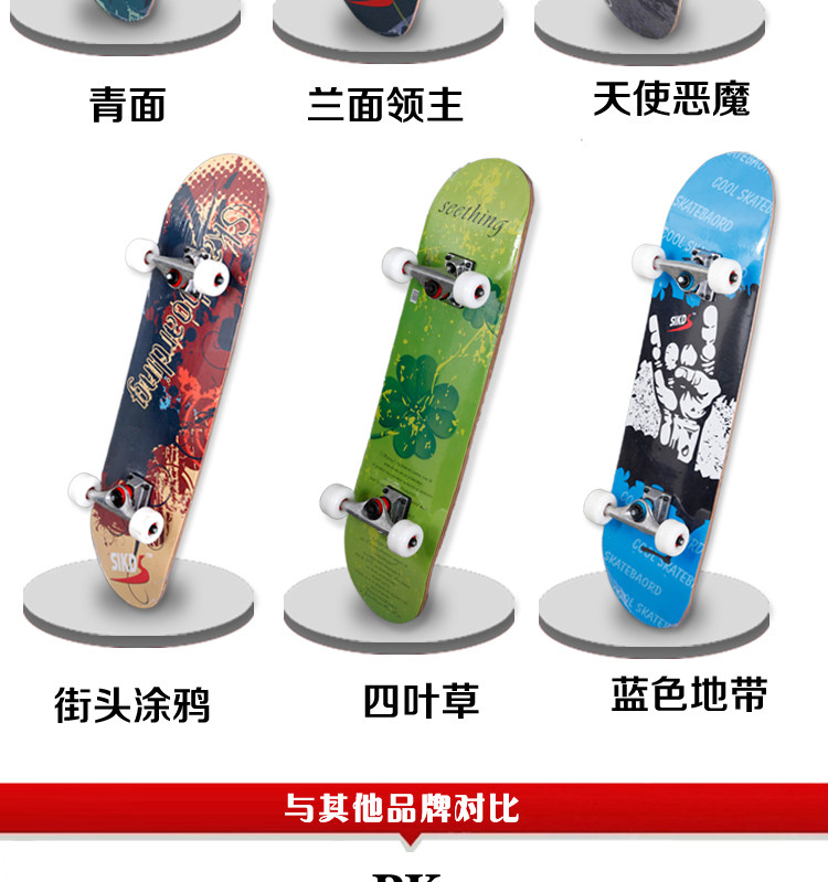 Skateboard pour homme femme enfant - Ref 2595625 Image 16