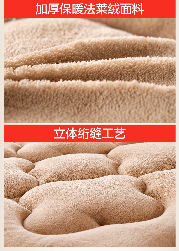 Biển xốp Giường chống mite sinh nệm nệm dày pad giơ đầu chịu báng cả hai mặt của bức tranh 1.2m lười biếng - Nệm đệm
