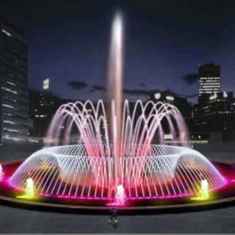 Book a large music fountain nozzle controller Home Small program-controlled sound control Fountain Water Dance Show manufacturer Equipment