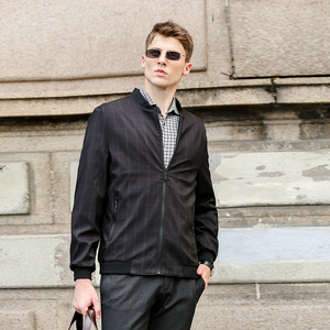 男士外套春秋薄款加肥加大码夹克