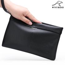Leather Handbag Men's Handbag 2020 New Cowhide Business Fashion Envelope Handbag Handbag Men's Bag