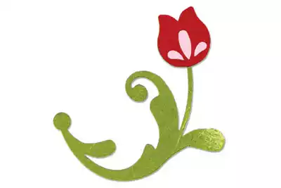 Sizzix Basic Grey Bigz Cutting Template: 657052 Flowers and Leaves