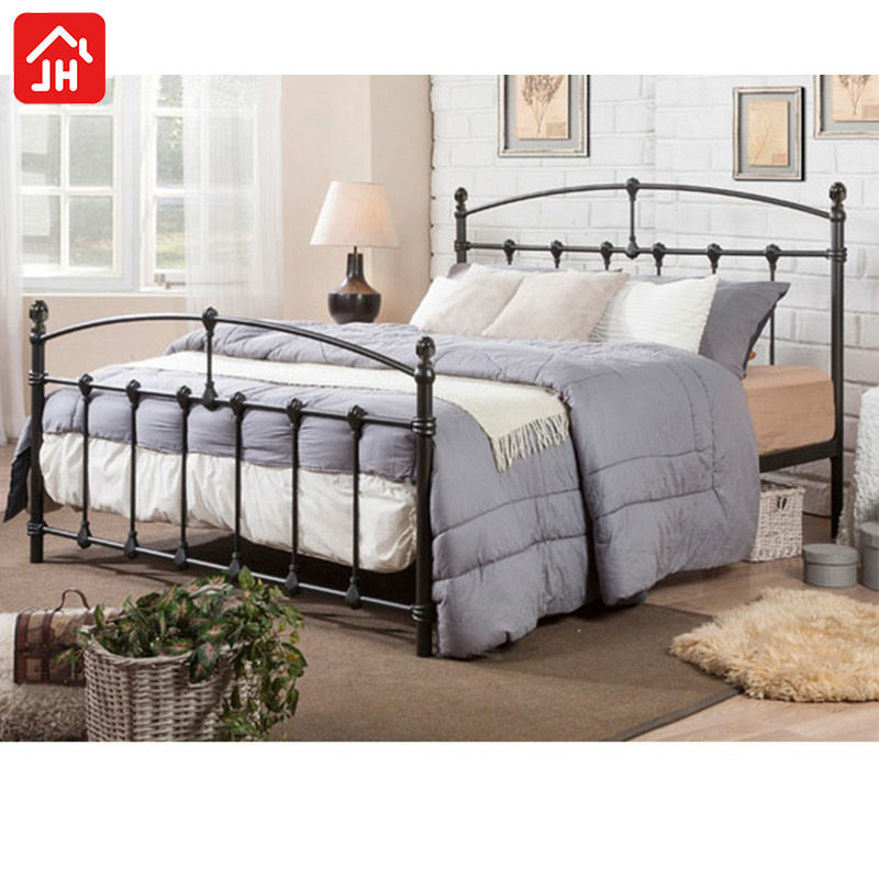 European Environmental Iron Bed 1 5m 1 8m Double Bed 1 2 m Single Bed Metal Steel Pipe Bed