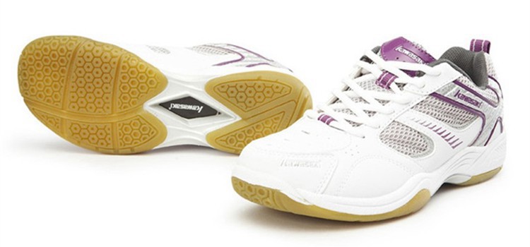 Giày cầu lông Kawasaki giày nam giày nữ kawasaki sneakers K-008 K-009 trắng đỏ / trắng tím - Giày cầu lông mua giày thể thao