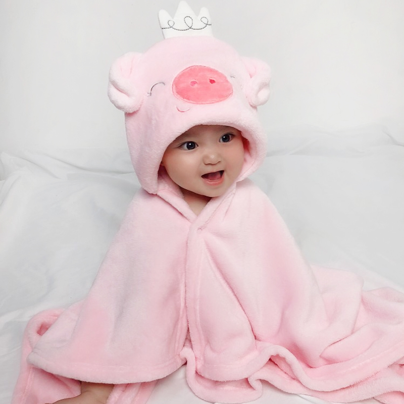 Baby cloak spring and autumn out of the baby tiger head cloak windproof newborn shawl hug is thickened by autumn and winter coat