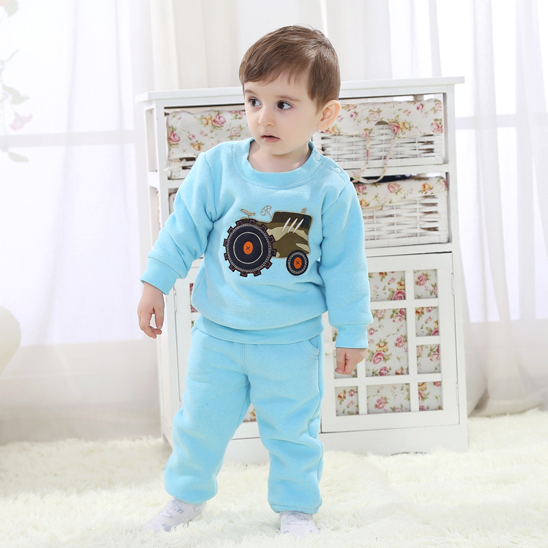 Quần áo trẻ em phù hợp với mùa thu và mùa đông 1-2 tuổi nam và nữ áo len trẻ em phù hợp với trẻ sơ sinh phù hợp với ra ngoài mùa thu đông quần áo trẻ em xuất khẩu