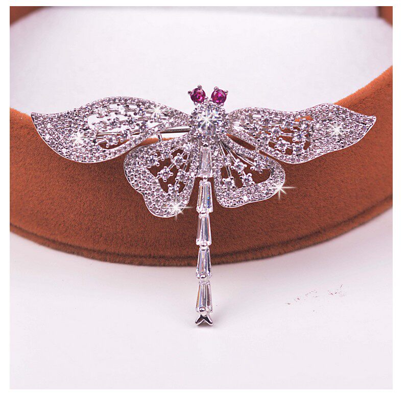 Broche femme en Zircon diamant - Ref 1171075 Image 10