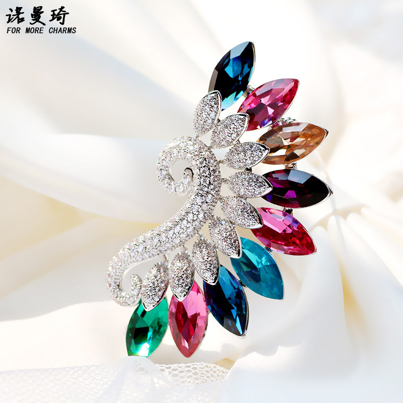 Broche femme en Zircon diamant - Ref 1174590 Image 7