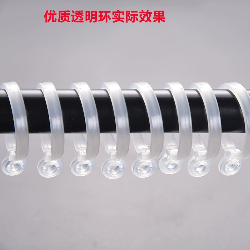 Vòng 100 gắn thanh rèm sống Rome mở vòng vòng fob tại ngoại móc vòng 50 của tắm nhựa nhẫn rèm treo - Phụ kiện rèm cửa khung treo rèm giường tầng