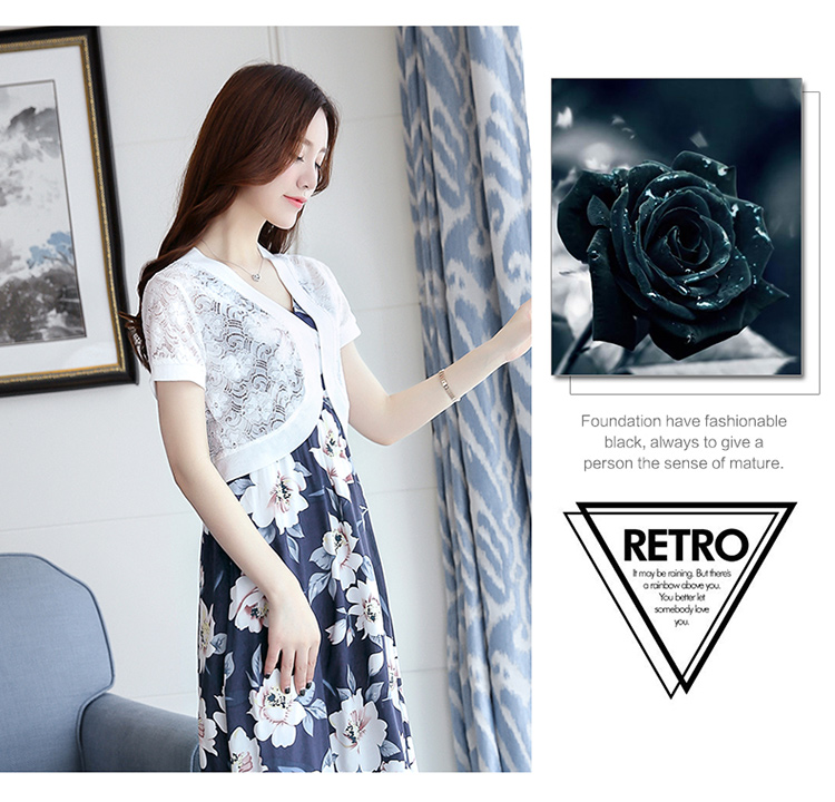 Bên ngoài ren cardigan khăn choàng nhỏ nữ mùa hè mỏng ngắn tay áo khoác cộng với kích thước cộng với phân bón để tăng hoang dã nhỏ vest áo khoác nữ cao cấp