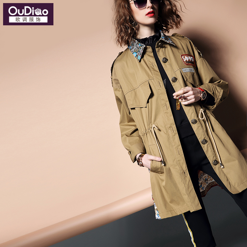 Trench pour femme en Coton - Ref 3227839 Image 4
