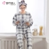 Đồ ngủ làm đẹp đô thị nữ flannel thời trang thoải mái ngọt ngào bộ đồ ngủ nhà phụ nữ 2H8213 Giống cái