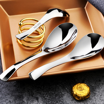 304 stainless steel deep spoon household soup creative short soup spoon cute eating spoon Childrens cartoon small meal spoon