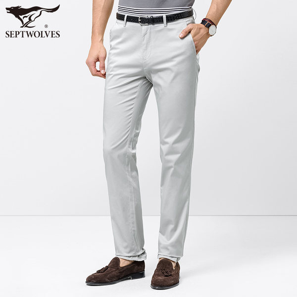 七匹狼 男式休闲直筒裤 聚划算+优惠券折后¥139包邮(¥199-60)9色可选 七匹狼 男式休闲直筒裤 聚划算+优惠券折后¥139包邮(¥199-60)9色可选