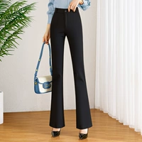 Черные 2319 Весенние и Осенние одиночные брюки