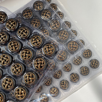 Mānu l: retro made old metal button small fragrant coarse flower coat button sweater sweater womens clothing decorative buckle