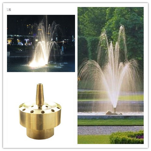 4 min all copper flower fountain sprinkler water landscape pool pool courtyard fake mountain forest spray
