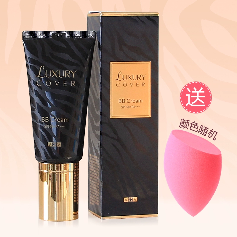 Clear Korea VOV Black Pearl BB Cream SPF50 Kem chống nắng, che khuyết điểm không thấm nước Kem dưỡng ẩm VOVBB Cream 50g Clear - Kem BB