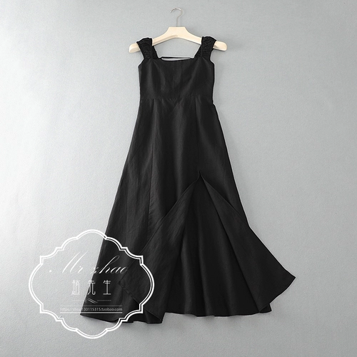 Черный ремень, корсет, весенняя сексуальная длинная юбка, платье с рукавами без рукавов, с открытой спиной