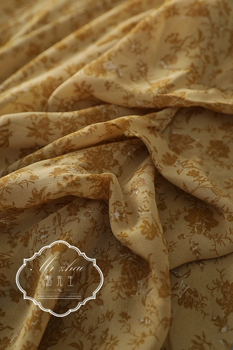 Шифоновый ретро элегантный длинный корсет, лонгслив, шифоновый с принтом, средней длины