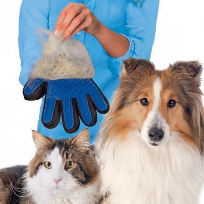 Cat and dog gloves, cat comb, dog hair brush, anti-shedding, scratching, pet cat supplies, hair removal comb to remove floating hair