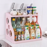 Kệ bếp gia vị vật tư dụng cụ giữ dao hai tầng lưu trữ giá sàn loại nhỏ cửa hàng bách hóa đôi kệ - Thiết bị sân khấu dây đèn led không nháy