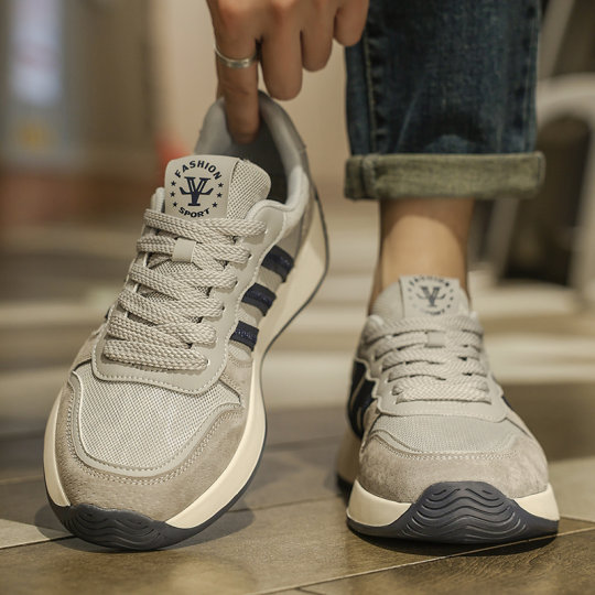 Men's casual shoes winter non-slip breathable men's shoes mesh anti-odor forrest shoes sports running soft sole lightweight trendy shoes