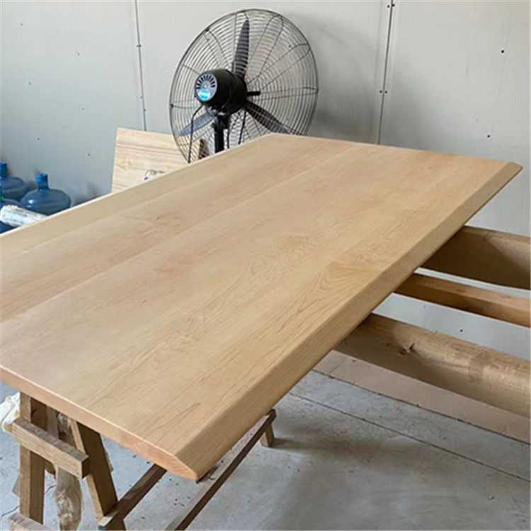 Canada Maple Wood Solid Wood Table Panel DIY Custom Tea Table Table Log Wood Square Wood Plate Processing-Taobao