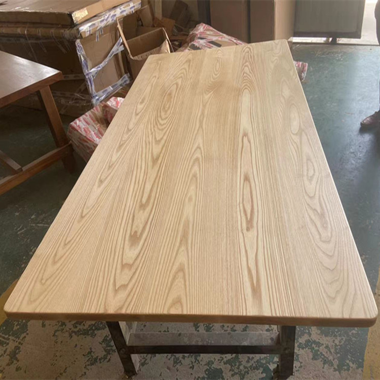 White Wax Wood Table Panel Table Panel Solid Wood Board Table Log Sheet Wood Wood Square Furniture Customised Processing