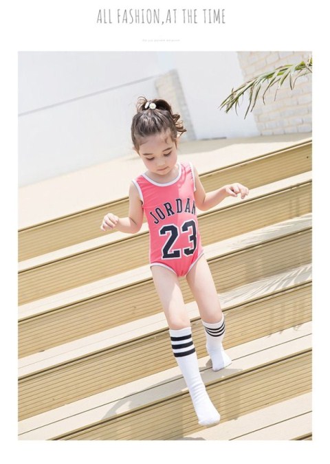 Đồ bơi cho trẻ em Nam và nữ Trẻ em trung và nhỏ Trẻ em Xiêm Đồ bơi mùa xuân nóng bỏng Học sinh dễ thương Thể thao số 23 Đồ bơi đồ bơi cho be gái 11 tuổi