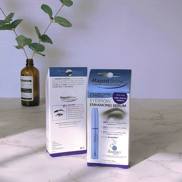 Американский оригинал RapidLash/RapidBrow жидкость для роста бровей для мужчин и женщин, супер крепкая и густая, утолщение