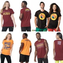 ZW dance equipment sports pure cotton blouse T-shirt short sleeve male and female with subsection loose big code green white black display slim