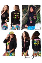 ZW Sportswear Jacket Lady Dress Woman Fit Jacket Cardigan With Long Sleeve Speed Dry Fluorescent Color Outerwear Outdoor Clothing