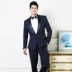 Trang phục nam mới phù hợp với công việc trang trí chú rể áo phông nam Suit phù hợp