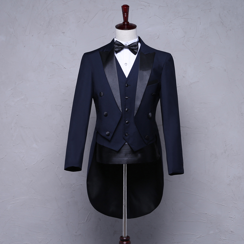 Mới cao cấp của nam giới tuxedo trang phục sân khấu lệnh quần áo điệp khúc phù hợp với tiệc cưới phù hợp với dresses